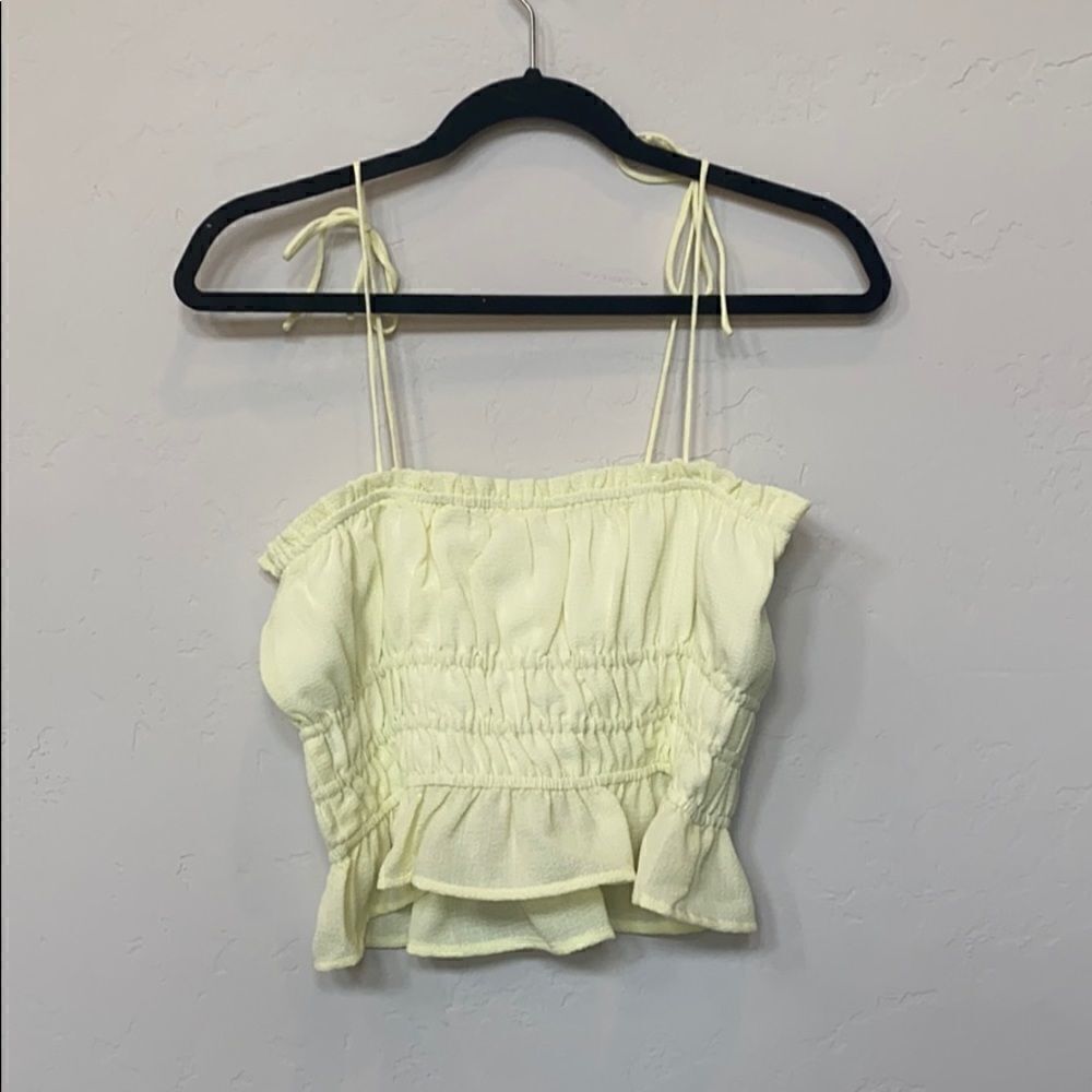Line & Dot Smocked Cami Top - Picture 8 of 9